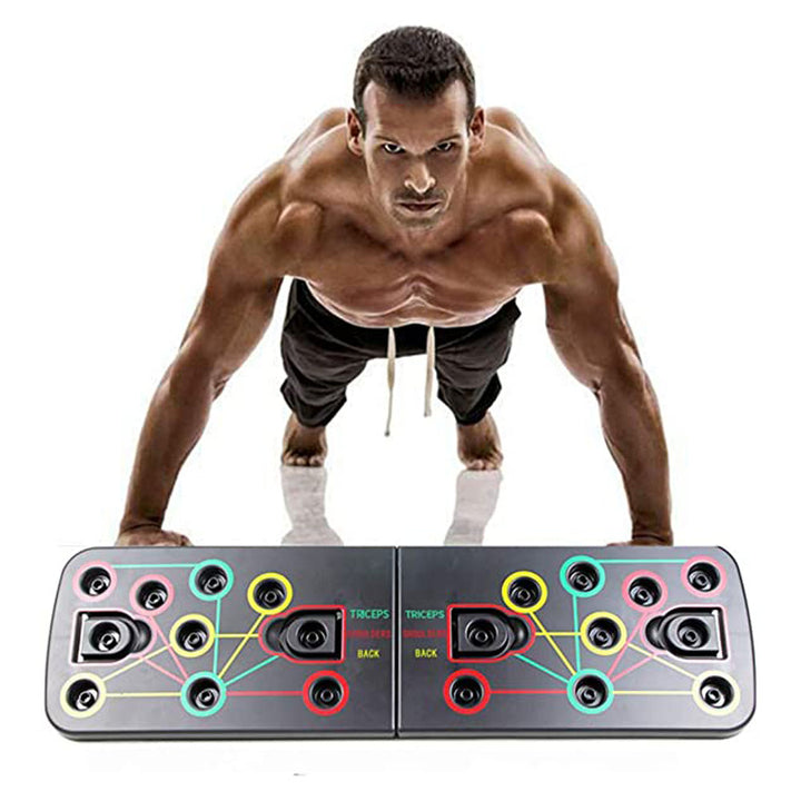 Foldable Push-Up Board front view